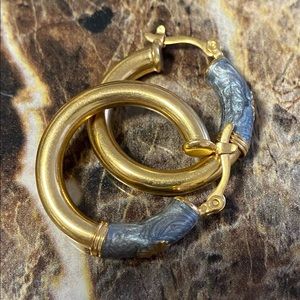 New old Stock Hoop Earrings from 1980's